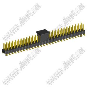 2208SM-56G-4027-CG вилка открытая прямая двухрядная с направляющими на плату для поверхностного (SMD) монтажа с захватом; шаг 2,00 x 2,00 мм; (2x28) конт.