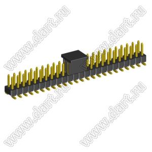 2208SM-48G-4027-CP (PLD2-2x24SMD, Molex 87759-4864) вилка открытая прямая двухрядная на плату для поверхностного (SMD) монтажа с захватом; P=2.00x2.00; 48-конт.