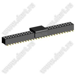 2192SM4-052G-CP розетка двухрядная на плату для поверхностного (SMD) монтажа с захватом; шаг 1,00 x 1,00 мм; (2x26) конт.