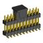 2208SMDI-22G-3090-CP вилка открытая прямая двухрядная приподнятая на плату для поверхностного (SMD) монтажа с захватом; шаг 2,00 x 2,00 мм; (2x11) конт.