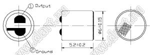 ECM-10A (EM-6050A) микрофон электретный; -56дБ