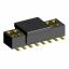 2200TB-16G-SM-23-PCP розетка прямая двухрядная (гнездо) на плату для поверхностного (SMD) монтажа с обратным входом и захватом, шаг 1,27x1,27мм, h=2,3мм; 2x8конт.