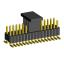 2206PB-032G-SM-2838-CP вилка открытая прямая двухрядная на плату для поверхностного (SMD) монтажа с захватом; шаг 1,27 x 2,54 мм; (2x16) конт.