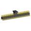 2206PB-070G-SM-2838-CP вилка открытая прямая двухрядная на плату для поверхностного (SMD) монтажа с захватом; шаг 1,27 x 2,54 мм; (2x35) конт.