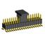 2206PB-038G-SM-2838-CP вилка открытая прямая двухрядная на плату для поверхностного (SMD) монтажа с захватом; шаг 1,27 x 2,54 мм; (2x19) конт.