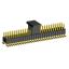 2206PB-056G-SM-2838-CP вилка открытая прямая двухрядная на плату для поверхностного (SMD) монтажа с захватом; шаг 1,27 x 2,54 мм; (2x28) конт.