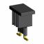 2206PB-002G-SM-2838-CP вилка открытая прямая двухрядная на плату для поверхностного (SMD) монтажа с захватом; шаг 1,27 x 2,54 мм; (2x1) конт.