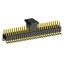 2206PB-054G-SM-2838-CP вилка открытая прямая двухрядная на плату для поверхностного (SMD) монтажа с захватом; шаг 1,27 x 2,54 мм; (2x27) конт.