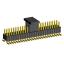 2206PB-048G-SM-2838-CP вилка открытая прямая двухрядная на плату для поверхностного (SMD) монтажа с захватом; шаг 1,27 x 2,54 мм; (2x24) конт.