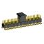 2206PB-052G-SM-2838-CP вилка открытая прямая двухрядная на плату для поверхностного (SMD) монтажа с захватом; шаг 1,27 x 2,54 мм; (2x26) конт.