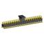2206PB-074G-SM-2838-CP вилка открытая прямая двухрядная на плату для поверхностного (SMD) монтажа с захватом; шаг 1,27 x 2,54 мм; (2x37) конт.