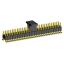 2206PB-066G-SM-2838-CP вилка открытая прямая двухрядная на плату для поверхностного (SMD) монтажа с захватом; шаг 1,27 x 2,54 мм; (2x33) конт.