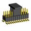 2206PB-024G-SM-2838-CP вилка открытая прямая двухрядная на плату для поверхностного (SMD) монтажа с захватом; шаг 1,27 x 2,54 мм; (2x12) конт.