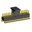 2206PB-036G-SM-2838-CP вилка открытая прямая двухрядная на плату для поверхностного (SMD) монтажа с захватом; шаг 1,27 x 2,54 мм; (2x18) конт.