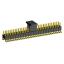 2206PB-068G-SM-2838-CP вилка открытая прямая двухрядная на плату для поверхностного (SMD) монтажа с захватом; шаг 1,27 x 2,54 мм; (2x34) конт.