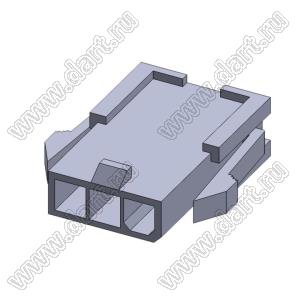 4200HM-03P-1 (5559-1*3Y, Mini-Fit Jr.™ MOLEX 39014030) корпус однорядной вилки на кабель; шаг 4,2мм; 1x3-конт.