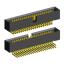 BL3230R-40G (BH1.27-40)  (2x20) вилка закрытая угловая на плату для монтажа в отверстия; шаг=1,27x1,27мм; 2x20-конт.