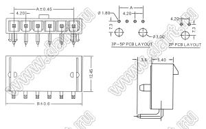 4200WR-F-XXP (Mini-Fit Jr.™ MOLEX 39303xx5)