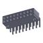 4200WR-F-2X09P (MF-2x09R, Mini-Fit Jr.™ MOLEX 39300180) вилка угловая двухрядная с направляющими в плату; шаг 4,2мм; 2x9-конт.