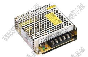 S-25-12 источник питания встраиваемый; 90~132VAC / 180~264VAC, 255~373VDC; 12V; 0~2A; 24W