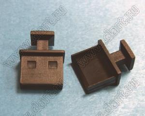 USBC-37(B) заглушка разъема USB-A; пластик ABS (UL); черный