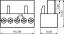 HT396K-3.96-08P-14 клеммник разъемный - розетка на провод; шаг=3,96мм; I max=8/8А (UL/ICT); U=300/250В (UL/ICT)