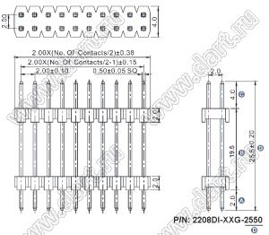 2208DI-44G-2550 (2x22)