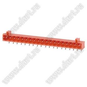 KFM500R-5.0-19P-14 клеммник разъемный - вилка на плату; шаг=5,0мм; I max=10А; U=300В; шаг=5,0мм; I max=15А; U=300В; 19-позиц.