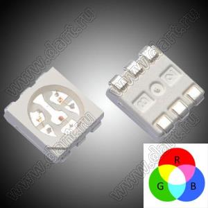 BLSMD5050RGB-D11-3 светодиод SMD RGB; красный/зеленый/синий