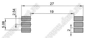 SIM-2.54-1-6P (KSI-06211-AP/SCR-06-HC/C0612-06DAJB00R/ICA-501-006-01-F7) T/R держатель SIM карты с откидной крышкой; 6-конт. в ленте на катушке