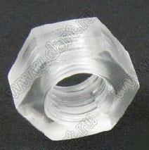 PN-3 гайка; M3; поликарбонат
