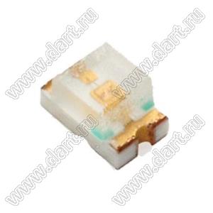 BT17-2102SURC светодиод для поверхностного (SMD) монтажа; 0805; красный; λD=620...625нм; IV=120...140мКд; 2θ½=120°