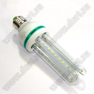 60L2835-СW-12W лампа светодиодная; 60 LED 2835; P=12Вт; E27; цвет излучения холодный белый; D52xL173мм