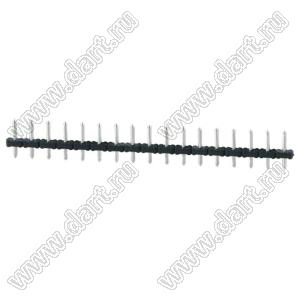 KF332J-5.0-17P-14 штыри в плату прямые; шаг=5,00мм; H=8,60мм; I max=10/17А; U=300/250В; 17-конт.