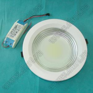 FB32COB светильник потолочный светодиодный встраиваемый COB, свет теплый белый; P=32Вт; U=220В; 3000-3300К