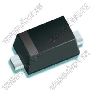 BAS70-02W (SCD80) диод Шоттки для поверхностного (SMD) монтажа; VRRM=70В; IFM=70мА; VFM=0,75В (при IF=10мА); Tраб. -55...+125°C; маркировка 73