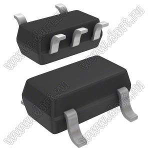 TPS2100DBVR (SOT23-5) микросхема аналоговый переключатель; Uпит.=2,7…4,0В; Imax=0,5А; R=250…375мОм; Tраб. -40...+85°C