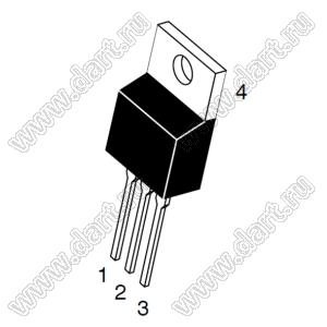 BTA08-600CW3G (TO-220AB) симистор; Itrms=8А; Vdrm=600В