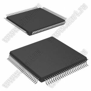 AT32UC3A1512-AUT (TQFP-100) микросхема 32-битный AVR микроконтроллер; 512KB (HIGH SPEED FLASH); 33МГц; Uпит.=3,3/1,8...3,3В; -40...+85°C