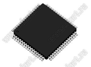 ATSAMD21J16A-AUT (TQFP-64) микросхема SMART ARM-based MCU микроконтроллер; 64KB (FLASH); 8KB (SRAM); -40...+85°C