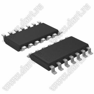 ATtiny84A-SSF (SOIC14) микросхема 8-битный AVR микроконтроллер; 8KB (FLASH); 20МГц; Uпит.=1,8...5,5В; -40...+125°C