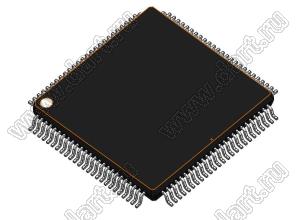STM32F101VFT6 (LQFP-100) микроконтроллер 32-bit ARM® Cortex®-M3; F=36MHz; I²C, IrDA, LINbus, SPI, UART/USART; DMA, PDR, POR, PVD, PWM, Temp Sensor, WDT; I/O=80шт; FLASH 768KB (768Kx8); EEPROM -; RAM 80Kx8; Uпит.=2,0...3,6V; A/D 16x12b; D/A 2x12b; ген