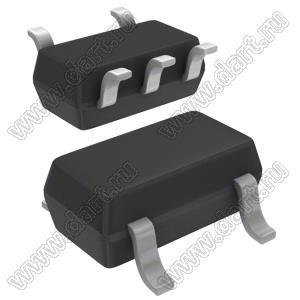MAX8878EUK36-T (SOT23-5) микросхема регулятор напряжения линейный малошумящий с низким падением напряжения; Uвых=3,60В; Tраб. -40...+85°C