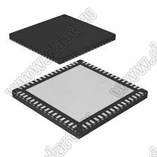 ATUC64D3-Z2UR (QFN64) микросхема 32-битный AVR микроконтроллер; 64KB (HIGH SPEED FLASH); 24МГц; Uпит.=3,3/1,8...3,3В; -40...+85°C