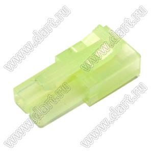S4500HF-1X02P корпус розетки на кабель; 2 (1x02)-конт.; 5А