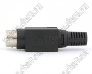 BLPD-04M2-02 штекер на кабель; 4-конт.
