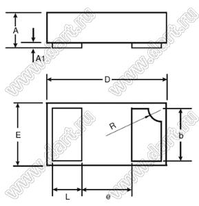 BZT52C16LP стабилитрон; X1-DFN1006-2; 16В; ±10%; 0,25Вт