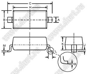 DDZ27ASF стабилитрон; корпус SOD-323F; 27В; ±5%; 500мВт