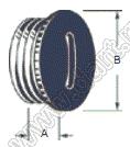 SPG-PG11-G заглушка резьбовая; PG11; A=6,5мм; B=22,5мм; нейлон-66 (UL 94V-2); серый; Tраб.=-40...+105°C