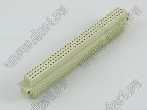 9001-A141201С00PA (DIN 41612-120ABC-FR) розетка угловая 3-х рядная; 120-конт.; P=2,54мм